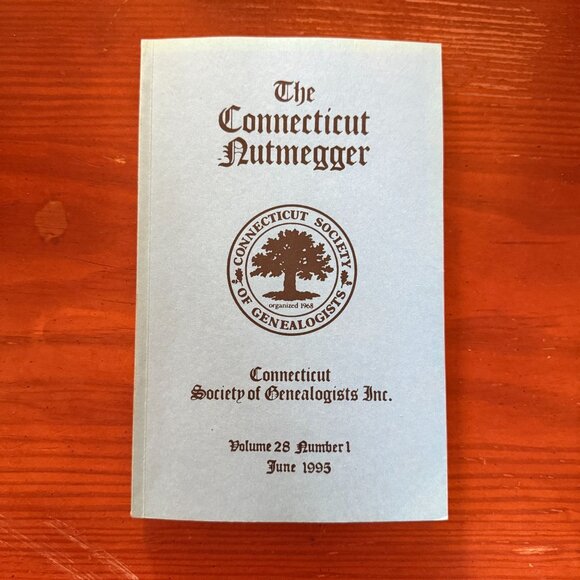 The Connecticut Nutmegger Genealogy Journals Lot Of 3 Volumes 28 31 33 1995 & 20 - Picture 3 of 3
